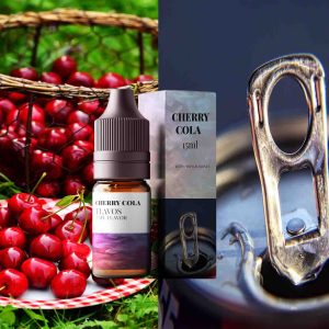 Cherry Cola flavored e-liquid bottle with sweet cola taste and rich cherry flavor