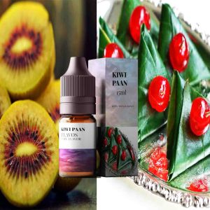 Kiwi Paan flavor eLiquid bottle with tropical kiwi and traditional paan-inspired vape flavor.