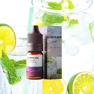 Lemonade flavor eLiquid bottle with zesty citrus and refreshing vape flavor.