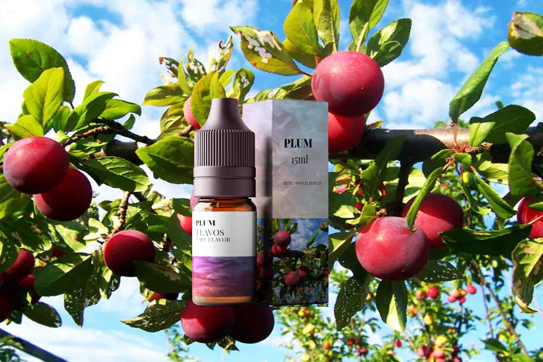 Plum flavor eLiquid bottle with sweet and juicy fruity vape flavor.