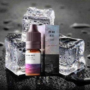 Pure Ice flavor eLiquid bottle with icy cool and refreshing menthol vape flavor.