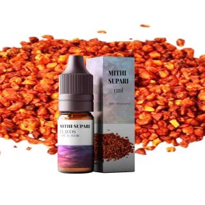 Supari flavor eLiquid bottle with bold aromatic betel nut inspired vape flavor